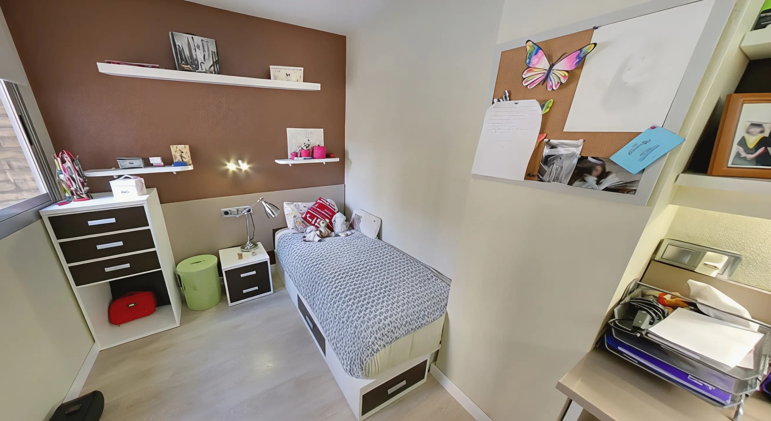 Habitación doble del Colegio Mayor Ausias March